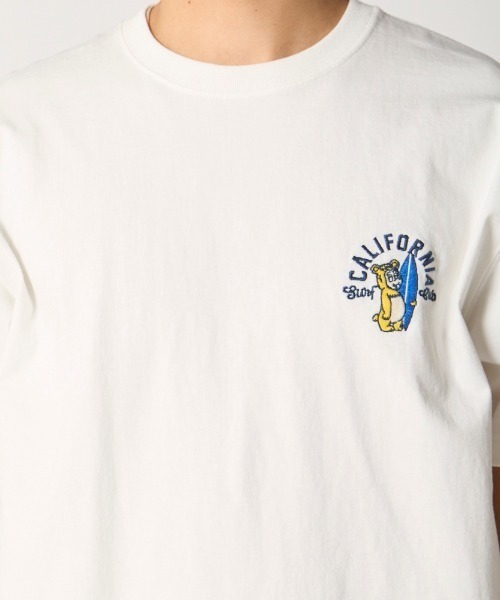 Ocean Pacific（オーシャンパシフィック）の「オーシャンパシフィック Ocean Pacific ハンソデTシャツ   オーシャンパシフィック（Tシャツ/カットソー・メンズ・ホワイト/チャコールグレー・M/L/LL）」の5枚目の写真