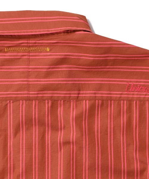 UNION（UNION TOKYO）（ユニオン）の「UNION TOKYO GRAMERCY SS SHIRT ユニオントーキョー ショートスリーブシャツ（シャツ/ブラウス・メンズ・ライトブルー/ダークブラウン・XL/L/M/S）」の7枚目の写真