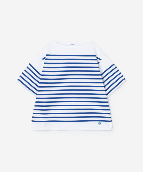 ORCIVAL（オーシバル）の「ORCIVAL | ラッセル ワイド ボートネック 半袖バスクシャツ MEN（Tシャツ/カットソー・メンズ・グレー系その他/イエロー系その他/ブルー系その他2/ブルー系その他・4/5/3）」の5枚目の写真