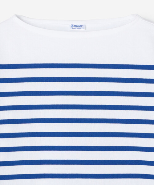 ORCIVAL（オーシバル）の「ORCIVAL | ラッセル ワイド ボートネック 半袖バスクシャツ MEN（Tシャツ/カットソー・メンズ・グレー系その他/イエロー系その他/ブルー系その他2/ブルー系その他・4/5/3）」の7枚目の写真