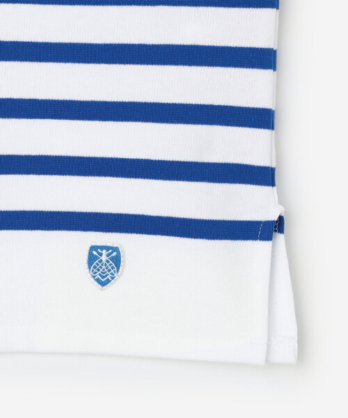 ORCIVAL（オーシバル）の「ORCIVAL | ラッセル ワイド ボートネック 半袖バスクシャツ MEN（Tシャツ/カットソー・メンズ・グレー系その他/イエロー系その他/ブルー系その他2/ブルー系その他・4/5/3）」の9枚目の写真