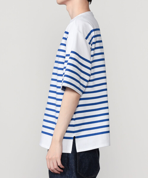 ORCIVAL（オーシバル）の「ORCIVAL | ラッセル ワイド ボートネック 半袖バスクシャツ MEN（Tシャツ/カットソー・メンズ・グレー系その他/イエロー系その他/ブルー系その他2/ブルー系その他・4/5/3）」の13枚目の写真