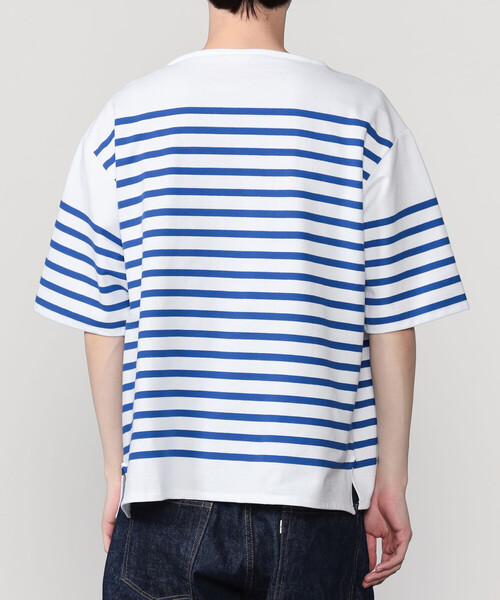 ORCIVAL（オーシバル）の「ORCIVAL | ラッセル ワイド ボートネック 半袖バスクシャツ MEN（Tシャツ/カットソー・メンズ・グレー系その他/イエロー系その他/ブルー系その他2/ブルー系その他・4/5/3）」の14枚目の写真