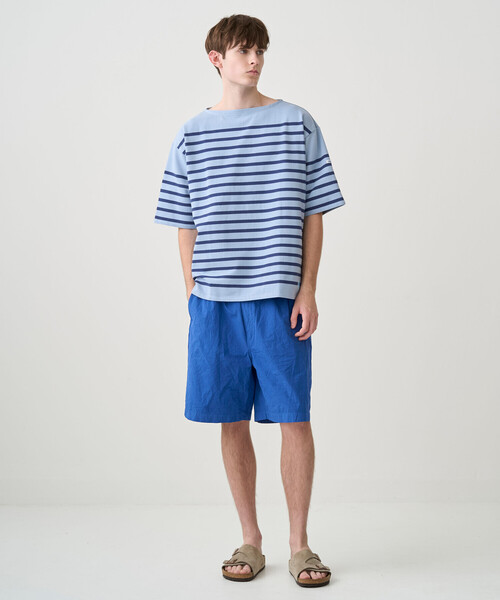 ORCIVAL（オーシバル）の「ORCIVAL | ラッセル ワイド ボートネック 半袖バスクシャツ MEN（Tシャツ/カットソー・メンズ・グレー系その他/イエロー系その他/ブルー系その他2/ブルー系その他・4/5/3）」の18枚目の写真