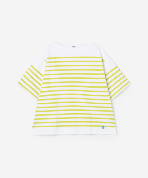 ORCIVAL（オーシバル）の「ORCIVAL | ラッセル ワイド ボートネック 半袖バスクシャツ MEN（Tシャツ/カットソー・メンズ・グレー系その他/イエロー系その他/ブルー系その他2/ブルー系その他・4/5/3）」の21枚目の写真