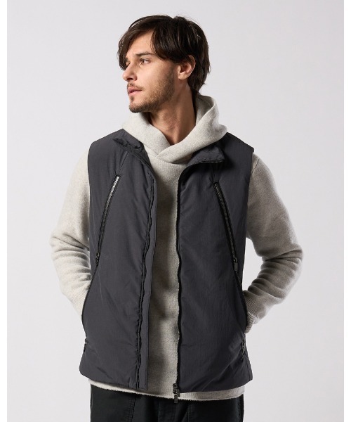 wjk（ダヴルジェイケイ）の「solid zip vest（ベスト・メンズ・グレー系その他/スミクロ・SMALL/MEDIUM/LARGE/X-LARGE）」の10枚目の写真