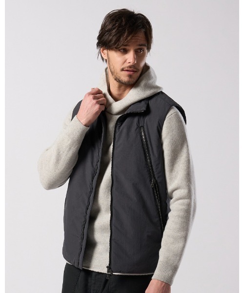 wjk（ダヴルジェイケイ）の「solid zip vest（ベスト・メンズ・グレー系その他/スミクロ・SMALL/MEDIUM/LARGE/X-LARGE）」の11枚目の写真