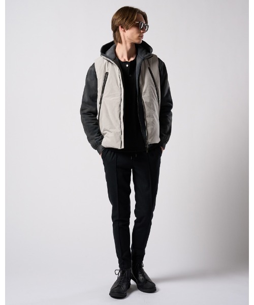 wjk（ダヴルジェイケイ）の「solid zip vest（ベスト・メンズ・グレー系その他/スミクロ・SMALL/MEDIUM/LARGE/X-LARGE）」の14枚目の写真