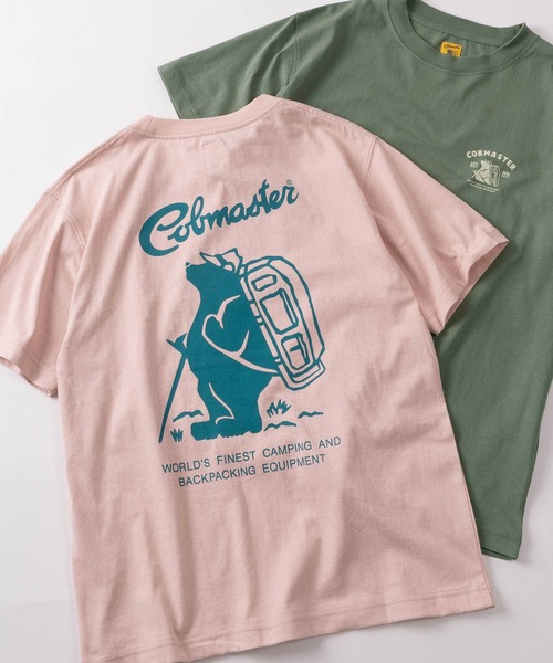 COBMASTER（コブマスター）の「【81】【COBMASTER/コブマスター】スタンダードロゴ バックプリント クルーネック Tシャツ/吸水速乾/抗菌防臭/ユニセックス/レディース/メンズ（Tシャツ/カットソー・メンズ・セージグリーン/ホワイト/ブラック/ピンク・38/40/42）」の4枚目の写真