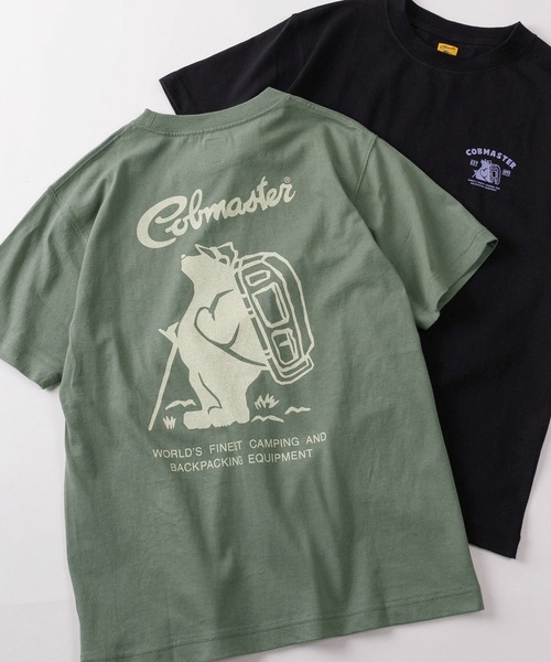 COBMASTER（コブマスター）の「【81】【COBMASTER/コブマスター】スタンダードロゴ バックプリント クルーネック Tシャツ/吸水速乾/抗菌防臭/ユニセックス/レディース/メンズ（Tシャツ/カットソー・メンズ・セージグリーン/ホワイト/ブラック/ピンク・38/40/42）」の3枚目の写真
