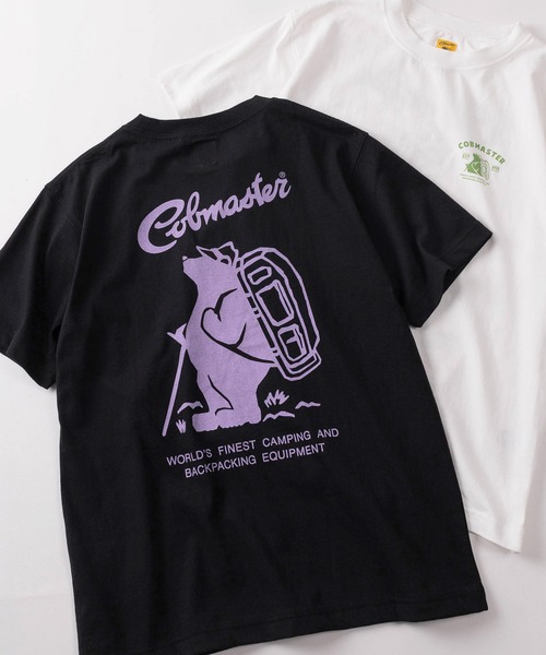 COBMASTER（コブマスター）の「【81】【COBMASTER/コブマスター】スタンダードロゴ バックプリント クルーネック Tシャツ/吸水速乾/抗菌防臭/ユニセックス/レディース/メンズ（Tシャツ/カットソー・メンズ・セージグリーン/ホワイト/ブラック/ピンク・38/40/42）」の2枚目の写真