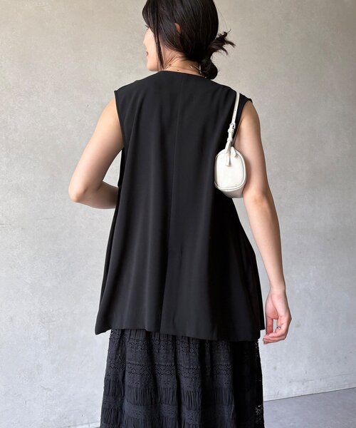 DouDou（ドゥドゥ）の「【WEB限定】接触冷感ベスト（ベスト・レディース・ブラック/ベージュ/チャコールグレー・FREE）」の12枚目の写真