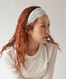 Port | 【 Port / ポート 】 総レース ナチュラル ヘアバンド(ヘアバンド)
