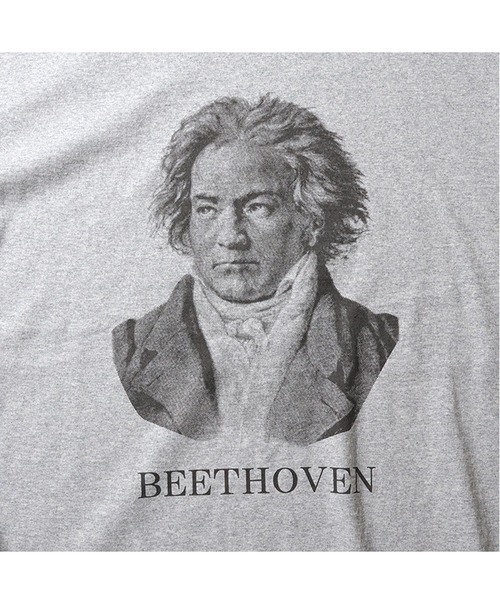 HOUSTON(ヒューストン)の「BEETHOVEN Tシャツ(Tシャツ/カットソー・メンズ・オフホワイト/グレー/オリーブ・MEDIUM/LARGE/X-LARGE)」の10枚目の写真