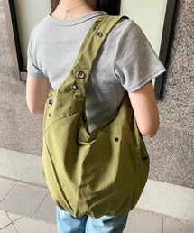 ハトメデザインナイロントートバッグ