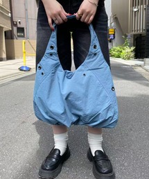 ハトメデザインナイロントートバッグ