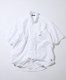 NAUTICA/ノーティカ ヴィンテージライク オックスフォード ボランダウン 半袖シャツ