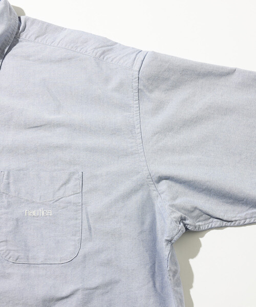 NAUTICA(ノーティカ)の「NAUTICA/ノーティカ ヴィンテージライク オックスフォード ボランダウン 半袖シャツ(シャツ/ブラウス・メンズ・その他13/イエロー/ピンク/ホワイト/サックスブルー/ブラック・LARGE/X-LARGE/MEDIUM)」の8枚目の写真