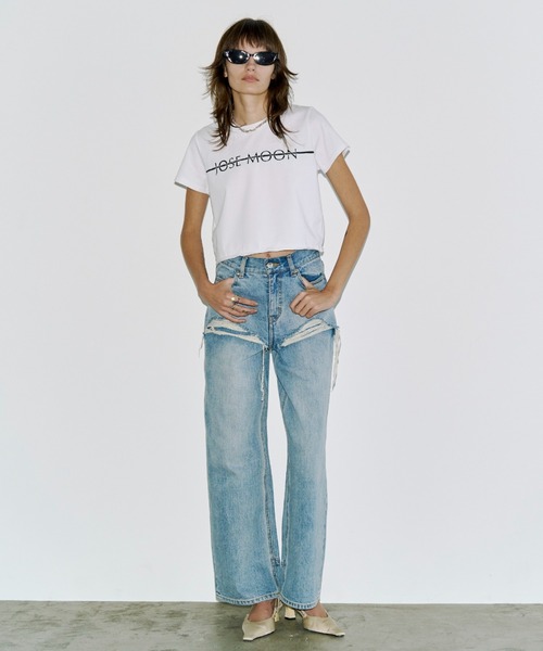 JOSE MOON(ジョゼムーン)の「MINIMUM LOGO TSHIRT/ミニマムロゴTシャツ(Tシャツ/カットソー・レディース・ホワイト/グレー/ブラック・FREE)」の16枚目の写真