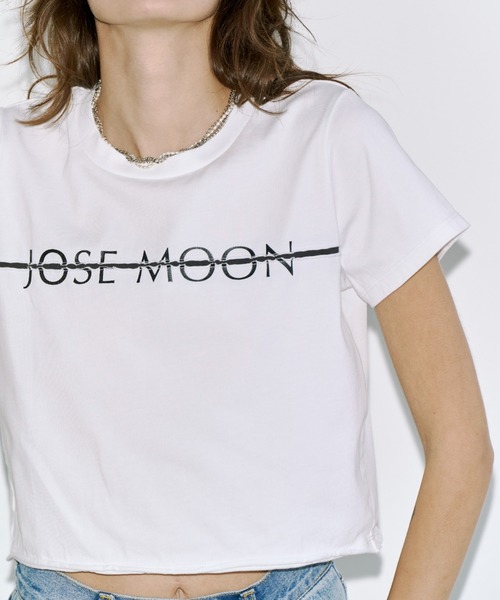 JOSE MOON(ジョゼムーン)の「MINIMUM LOGO TSHIRT/ミニマムロゴTシャツ(Tシャツ/カットソー・レディース・ホワイト/グレー/ブラック・FREE)」の21枚目の写真