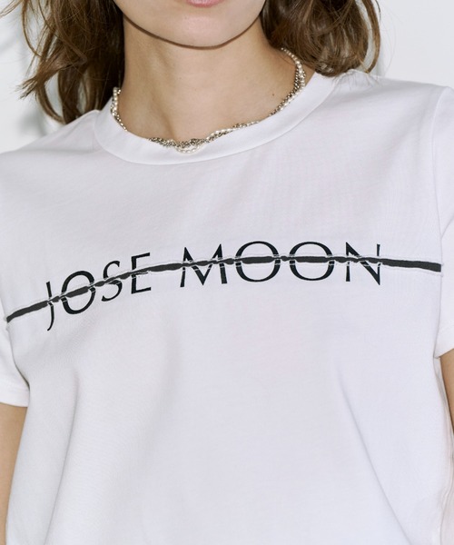 JOSE MOON(ジョゼムーン)の「MINIMUM LOGO TSHIRT/ミニマムロゴTシャツ(Tシャツ/カットソー・レディース・ホワイト/グレー/ブラック・FREE)」の22枚目の写真