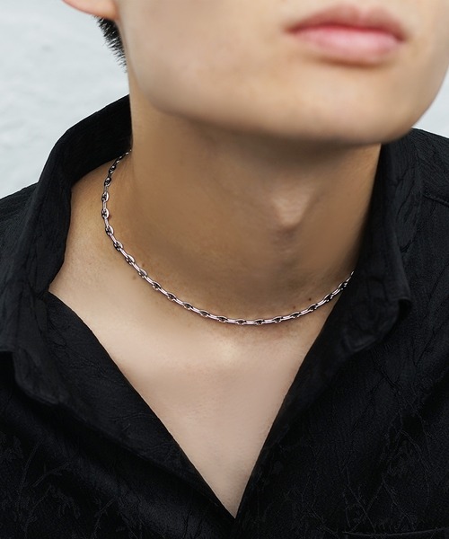 MinoriTY（マイノリティ）の「【MinoriTY】コンビチェーンネックレス メンズ ウィメンズ ユニセックス（ネックレス・メンズ・シルバー/ゴールド・FREE）」の4枚目の写真