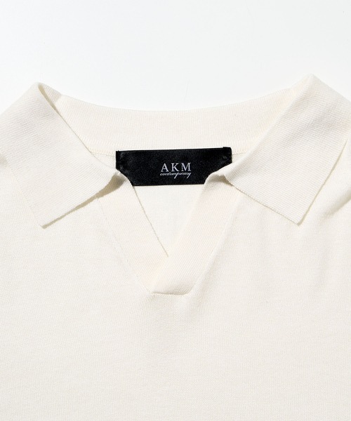 AKM Contemporary(エイケイエムコンテンポラリー)の「【WEB・直営店限定】AKM Contemporary(エイケイエムコンテンポラリー)シルクブレンド半袖サマーニットポロシャツ(ポロシャツ・メンズ・ミント/ブラウン/オフホワイト/ブラック・XL/L/M/S)」の22枚目の写真
