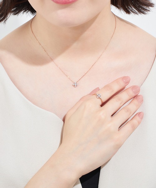 festaria bijou SOPHIA(フェスタリアビジュソフィア)の「SV925 キュービックジルコニア リング(リング・レディース・シルバー×ゴールド・13号/11号/9号)」の4枚目の写真