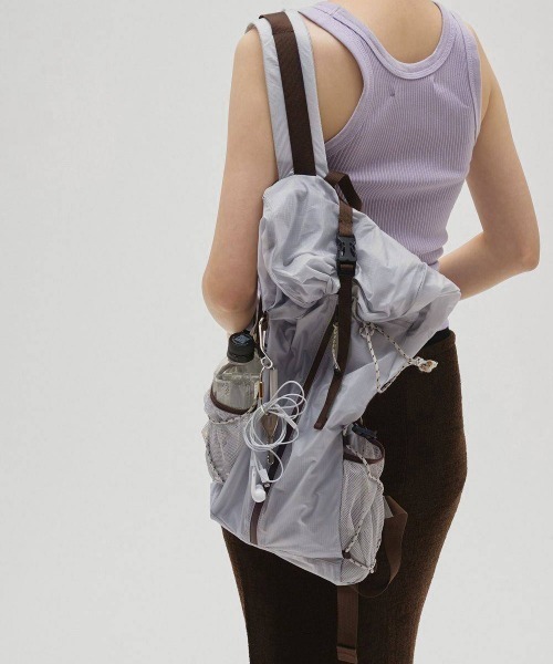 TODAYFUL（トゥデイフル）の「【WEB限定】[TODAYFUL/トゥデイフル] ユースフル シアーバックパック（バックパック/リュック・レディース・ブルー系その他/ブラック・F）」の6枚目の写真