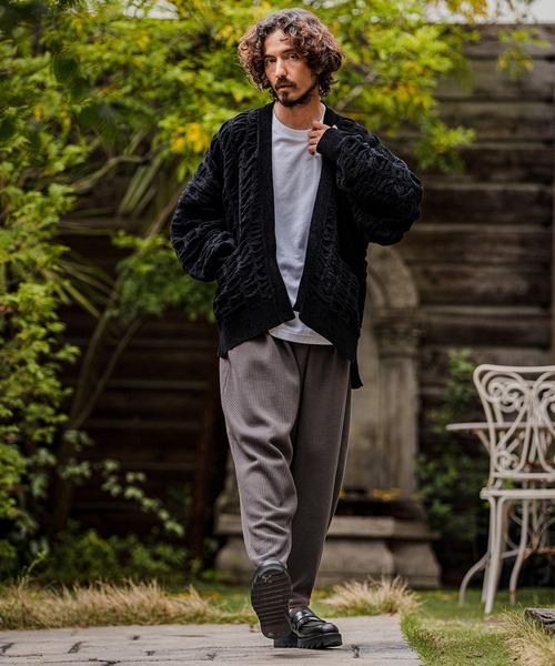 CAMBIO(カンビオ)の「mp15110-ワッフルカットワイドバルーンパンツ(CMB-R0233)(その他パンツ・メンズ・グレー/カーキ/ブラック・L/M/S)」の18枚目の写真