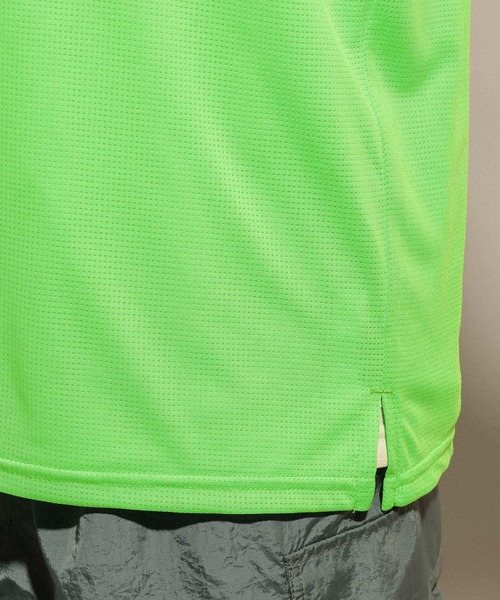 NUMERALS（ヌメラルズ）の「[NUMERALS]MINI MESH LOGO TANK TOP（タンクトップ・メンズ・ブラック/グリーン・MEDIUM/LARGE）」の21枚目の写真