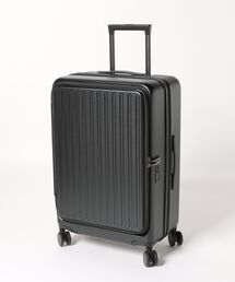 フロントオープン 多機能TSAロック USBポートスーツケース Mサイズ 60L