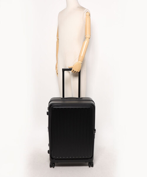 relac(レーラック)の「フロントオープン 多機能TSAロック USBポートスーツケース Mサイズ 60L(スーツケース/キャリーバッグ・レディース・ホワイト/ブラック/ライトブルー/グレー・MEDIUM)」の8枚目の写真