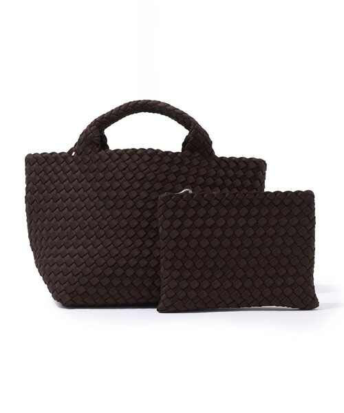 NAGHEDI(ナゲディ)の「NAGHEDI St. Barths Small Tote(トートバッグ・レディース・ライトベージュ/ダークブラウン/ブラック・FREE)」の1枚目の写真