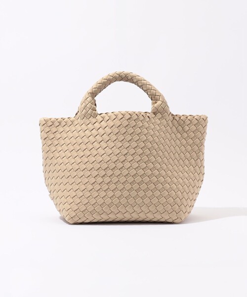 NAGHEDI(ナゲディ)の「NAGHEDI St. Barths Small Tote(トートバッグ・レディース・ライトベージュ/ダークブラウン/ブラック・FREE)」の14枚目の写真