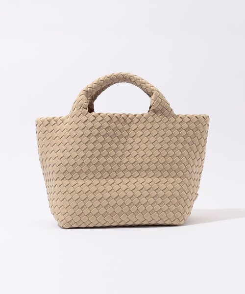 NAGHEDI(ナゲディ)の「NAGHEDI St. Barths Small Tote(トートバッグ・レディース・ライトベージュ/ダークブラウン/ブラック・FREE)」の12枚目の写真