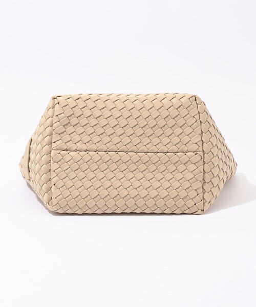 NAGHEDI(ナゲディ)の「NAGHEDI St. Barths Small Tote(トートバッグ・レディース・ライトベージュ/ダークブラウン/ブラック・FREE)」の11枚目の写真