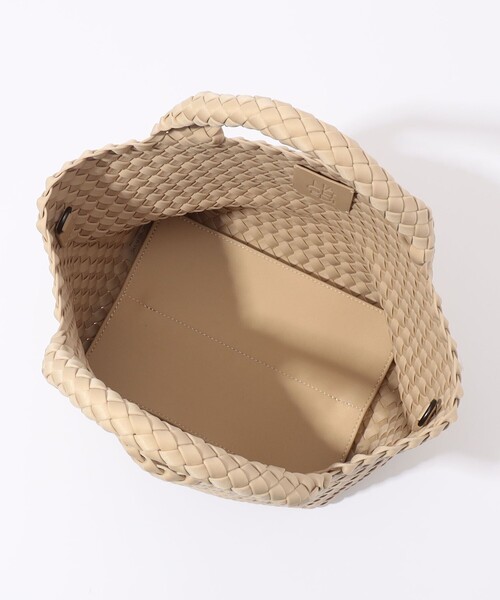 NAGHEDI(ナゲディ)の「NAGHEDI St. Barths Small Tote(トートバッグ・レディース・ライトベージュ/ダークブラウン/ブラック・FREE)」の7枚目の写真