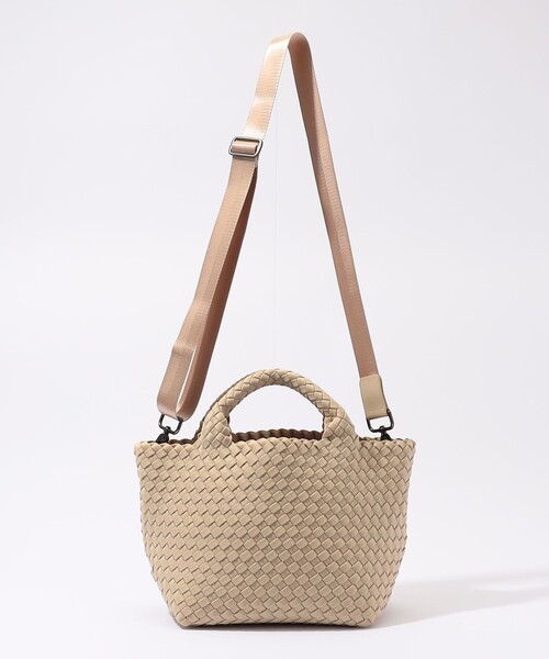 NAGHEDI(ナゲディ)の「NAGHEDI St. Barths Small Tote(トートバッグ・レディース・ライトベージュ/ダークブラウン/ブラック・FREE)」の6枚目の写真
