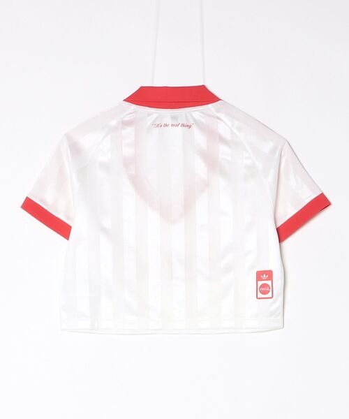 adidas(アディダス)の「クロップドジャージ / アディダスオリジナルス adidas Originals(Tシャツ/カットソー・レディース・ホワイト・X-SMALL/XX-LARGE/LARGE/MEDIUM/SMALL/X-LARGE)」の6枚目の写真