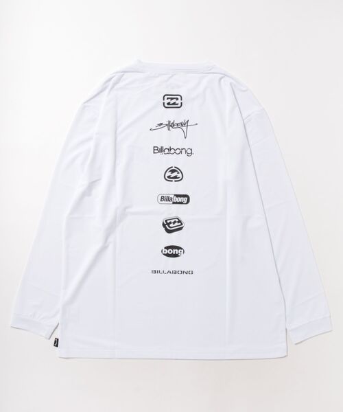 BILLABONG(ビラボン)の「AIR DRY MESH LS(ラッシュガード・メンズ・ホワイト/ブラック・MEDIUM/LARGE)」の3枚目の写真