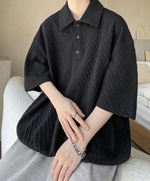 Cable Knit Polo Tee ケーブルニットポロTシャツ