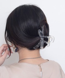 CARROLL（キャロル）の「CARROLL キャロル クリアカラーリボンビックバンスクリップ（バレッタ/ヘアクリップ）」