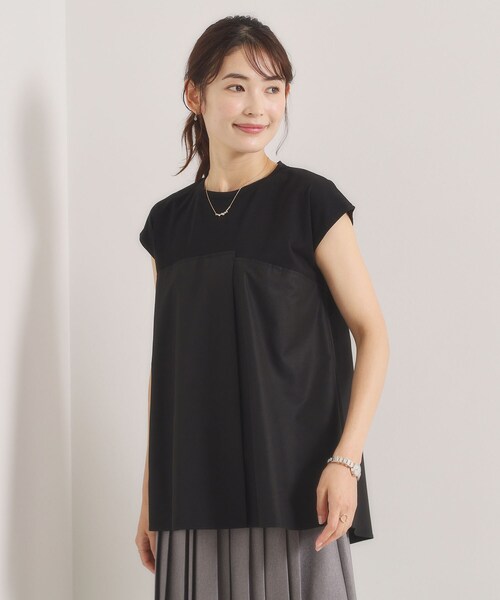 ITS'DEMO(イッツデモ)の「【冷感/速乾】ビスチェ風プルオーバー(Tシャツ/カットソー・レディース・ベージュ/ブラック/ライトブルー・00)」の17枚目の写真