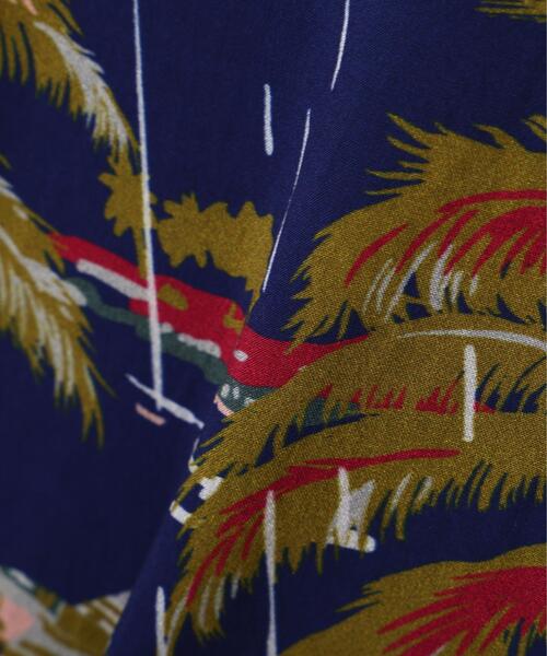 AVIREX(アヴィレックス)の「ALOHA SHIRT”PALM TREE" / アロハシャツ / AVIREX / アヴィレックス(シャツ/ブラウス・メンズ・ブラック/ネイビー・XX-LARGE/X-LARGE/LARGE/MEDIUM)」の14枚目の写真