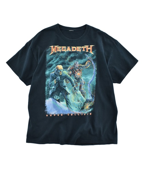 VINTAGE(ヴィンテージ)の「【USED】MEGADETH “Super Collider” バンド Tシャツ(Tシャツ/カットソー・メンズ・ブラック・LARGE)」の1枚目の写真