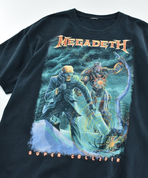 VINTAGE(ヴィンテージ)の「【USED】MEGADETH “Super Collider” バンド Tシャツ(Tシャツ/カットソー・メンズ・ブラック・LARGE)」の2枚目の写真