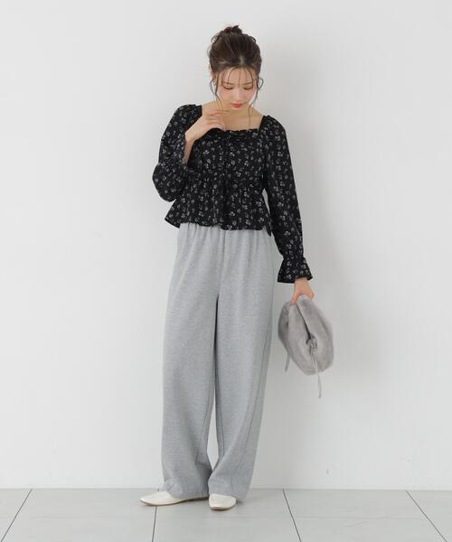 PROPORTION BODY DRESSING(プロポーションボディドレッシング)の「<E>裏毛ルーズパンツ / 1216237800(その他パンツ・レディース・オフホワイト/グレー系その他・MEDIUM/P/S)」の4枚目の写真