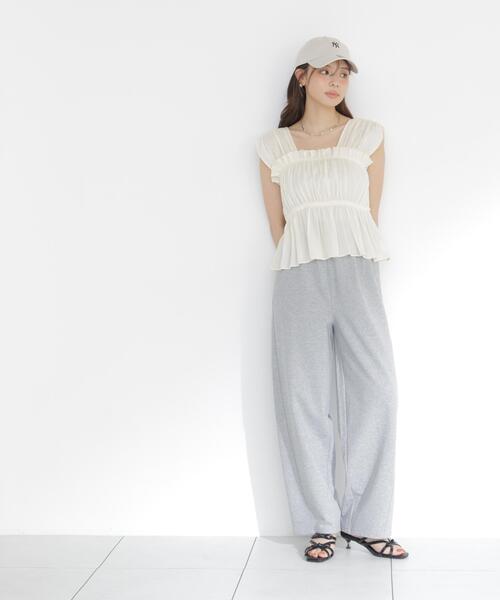 PROPORTION BODY DRESSING(プロポーションボディドレッシング)の「<E>裏毛ルーズパンツ / 1216237800(その他パンツ・レディース・オフホワイト/グレー系その他・MEDIUM/P/S)」の10枚目の写真