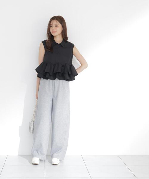 PROPORTION BODY DRESSING(プロポーションボディドレッシング)の「<E>裏毛ルーズパンツ / 1216237800(その他パンツ・レディース・オフホワイト/グレー系その他・MEDIUM/P/S)」の13枚目の写真